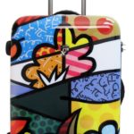 Romero Britto luggage