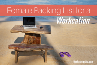 packing list for a workcation