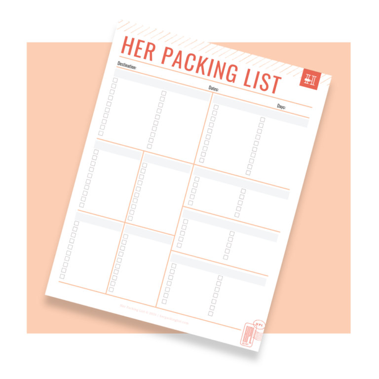 Ultimate Female Travel Packing Lists... to everywhere - Her Packing List