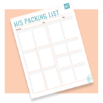 Packing Checklist Template • Her Packing List