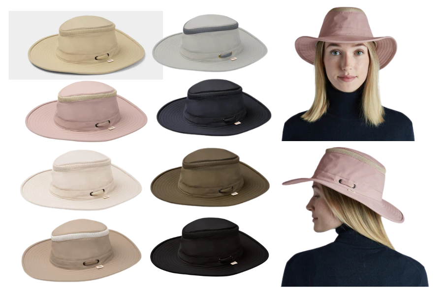 Knot Trim Packable Wide Brim Hat